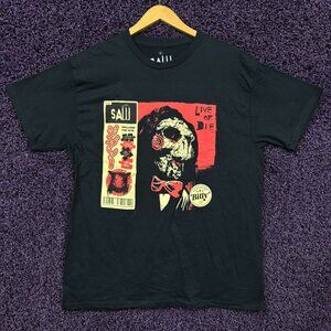 Saw Live or Die Billy Japanese Promo Horror Movie T-Shirt L